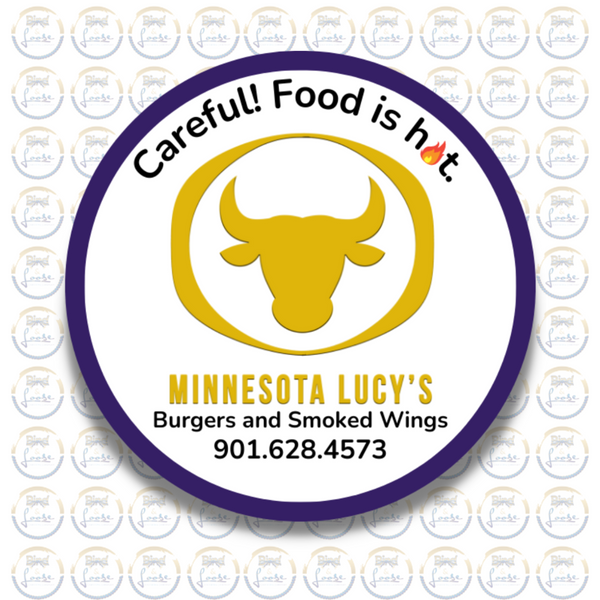 Minnesota Lucy's 2" Round Food Stickers