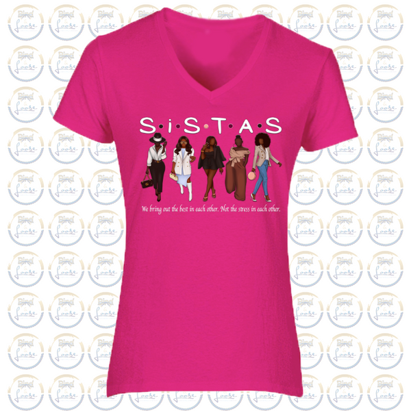 Sistas Group Tee (v-neck)